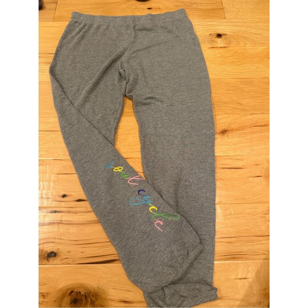 Monrow x SoulCycle Embroidered Lounge Jogger Sweatpants Medium